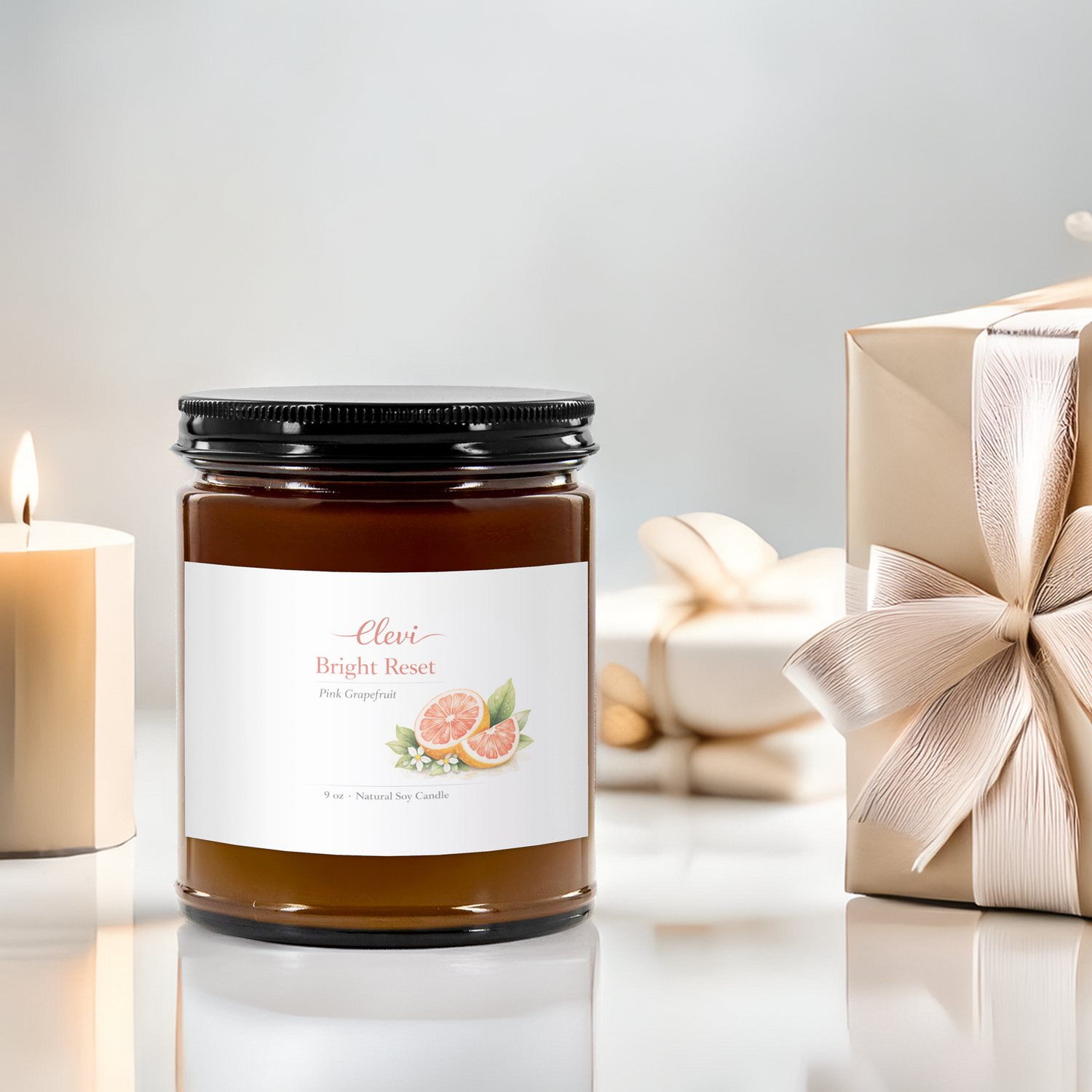 Aromatherapy candle gift for relaxation and self-care