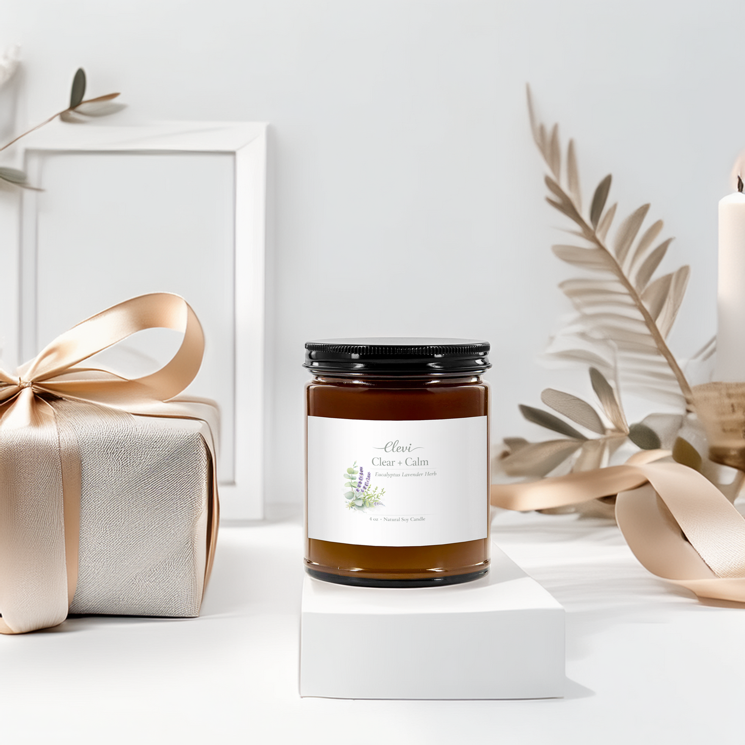 Aromatherapy candle gift for relaxation and self-care