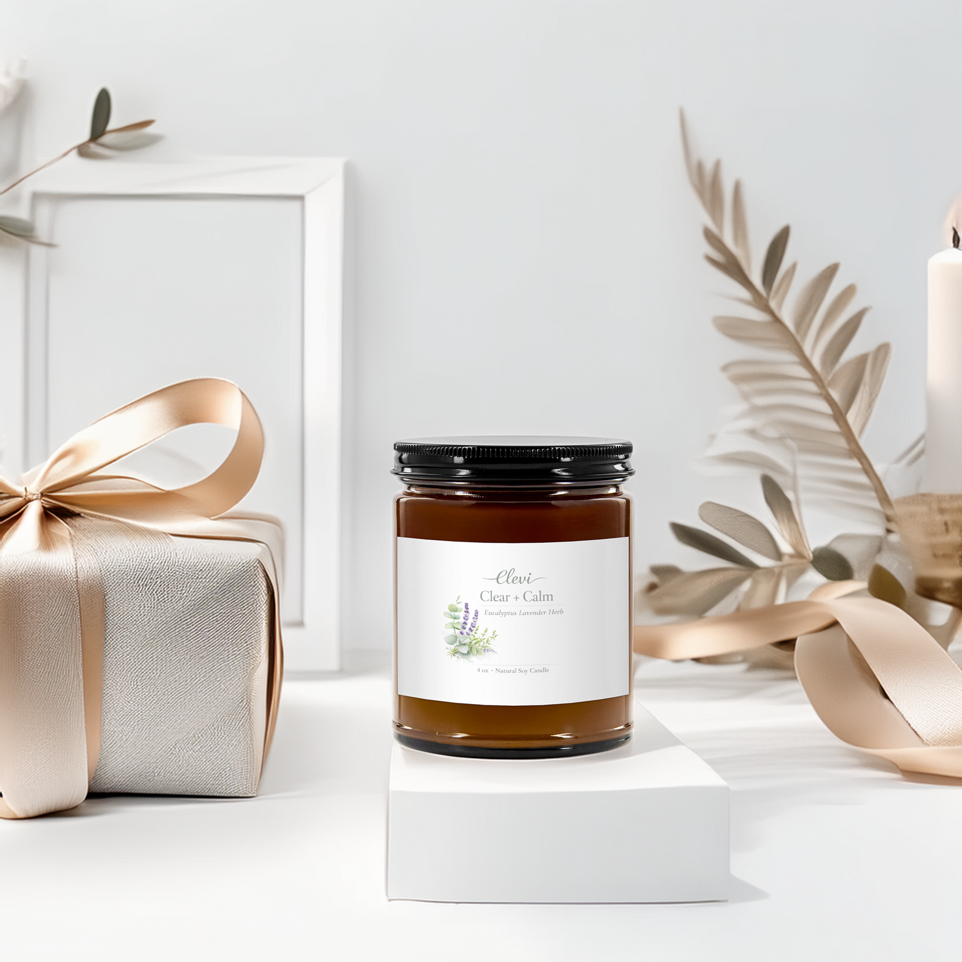 Aromatherapy candle gift for relaxation and self-care