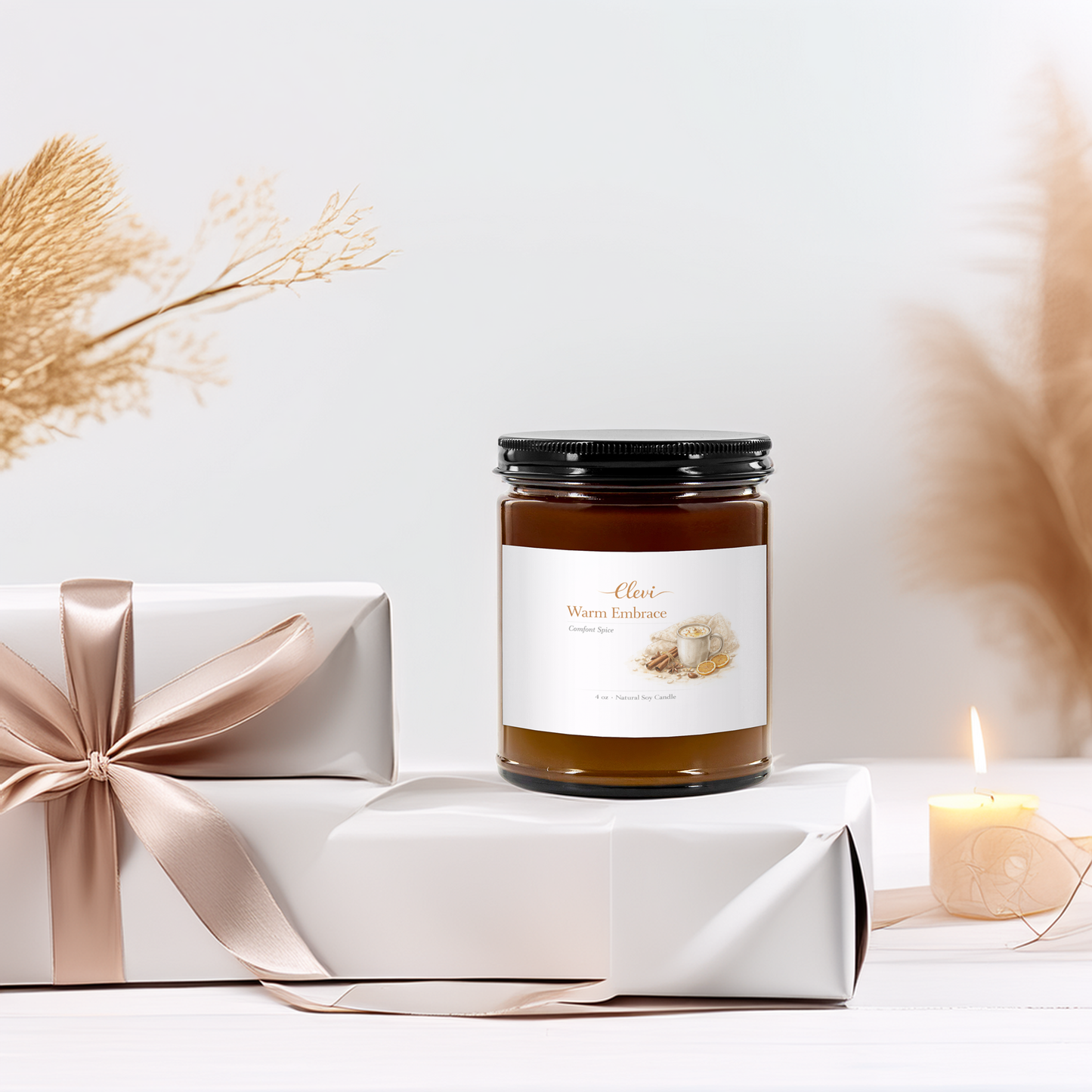 Aromatherapy candle gift for relaxation and self-care