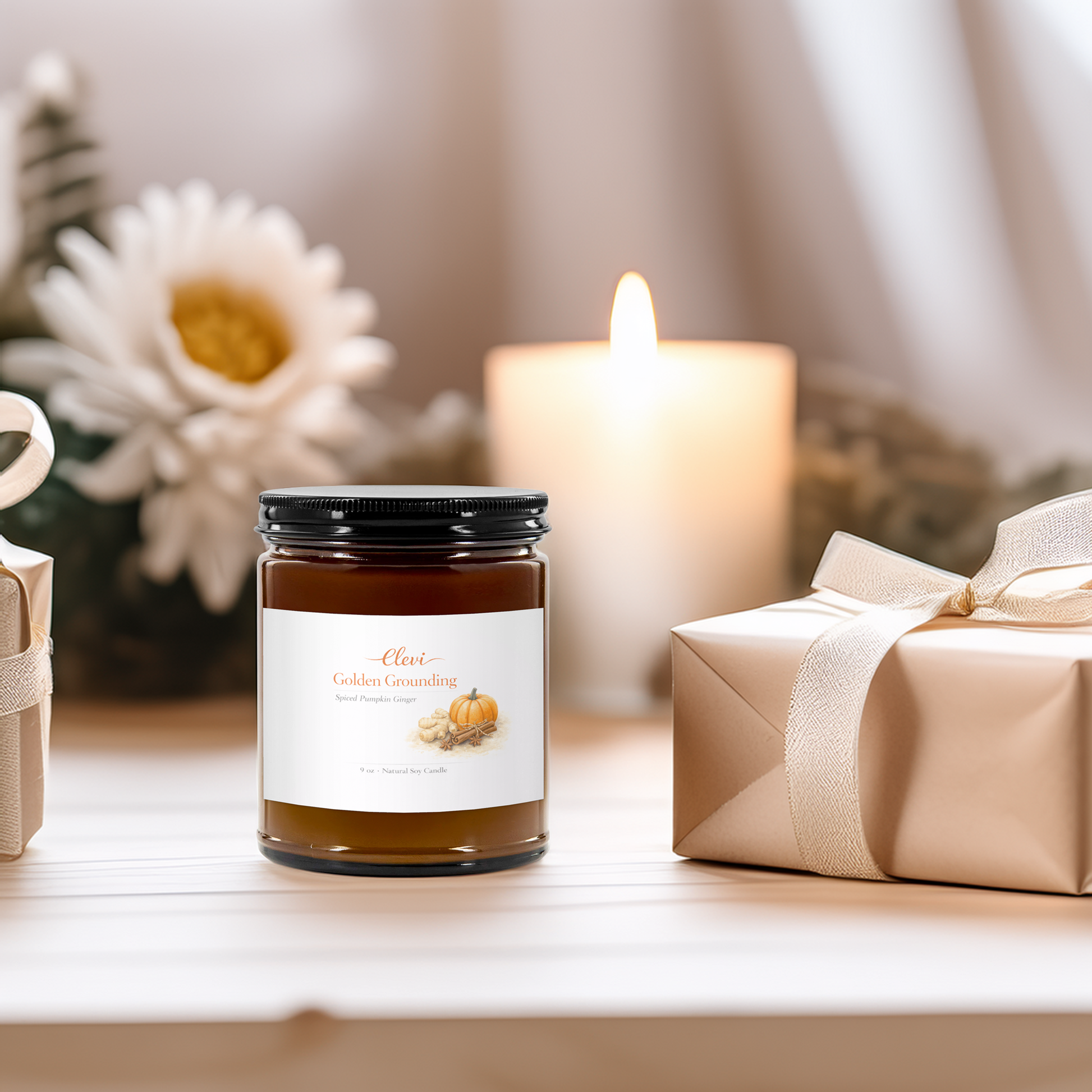 Aromatherapy candle gift for relaxation and self-care